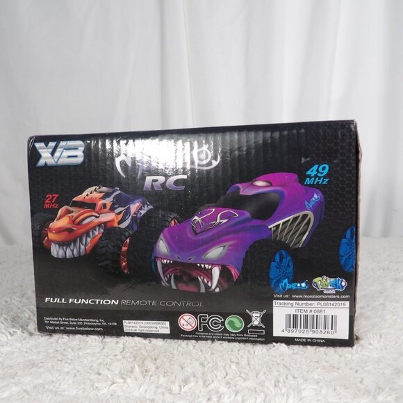 XVB Monzoo Monster Full Function 49 MHz Remote Control RC Car Purple - Picture 5 of 8